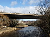 A1 crosses the River Derwent - Geograph - 715780.jpg