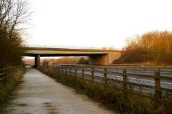 A225 bridge over M26 - Geograph - 635108.jpg