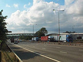 The M1 at Rothersthorpe Services - Geograph - 30799.jpg