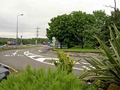 M1 motorway North looking South from the Toddington services - Geograph - 819433.jpg