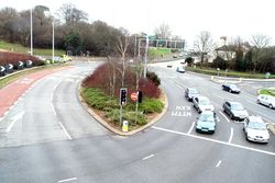 Bramcote Roundabout (2) - Geograph - 671475.jpg