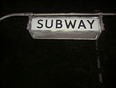Pre-Worboys subway sign Ealing - Coppermine - 22384.JPG