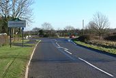 Smockington Lane enters Leicestershire - Geograph - 657807.jpg