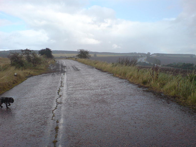 File:Old A9. Between Findo Gask and Forteviot junctions. - Coppermine - 20145.JPG