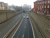 The A61 in Chesterfield - Geograph - 1697976.jpg