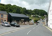 The main road up to the village, -Pendine - Geograph - 942791.jpg