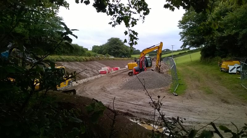 File:A394 Sithney Common Hill Retaining Wall Repairs 2.jpg