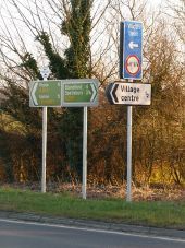 Sturminster Marshall- new signage on the A350 - Geograph - 1741455.jpg