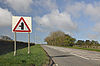 The A48 approaching junction to Llantrithyd - Geograph - 1235351.jpg