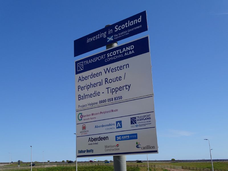 File:A90 Stonehaven Junction - AWPR project sign.jpg