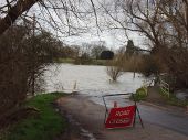 Flooded Road Sutton Gault - Geograph - 355332.jpg