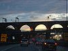 M60 Going Under Stockport Viaduct at Sunset - Coppermine - 9854.jpg