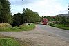 Red lorry near the Mill of Tommore on the B9008 - Geograph - 242274.jpg