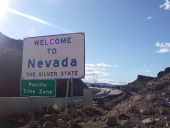 20170924-0025 - US-93 - Welcome to Nevada (Pacific Time Zone) - 36.01459N 114.74490W.jpg