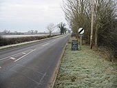 View along the B4696, Leigh - Geograph - 1107122.jpg