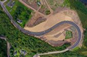 A9 Berriedale Braes Improvement - August 2020 top down aerial near.jpg