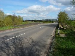 Stretton Bridge - Watling Street crosses the River Penk - Geograph - 4473132.jpg