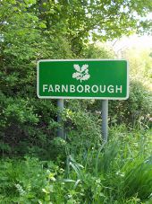 Farnborough Village Name Sign in National Trust Colours - Coppermine - 11459.jpg