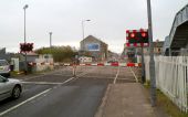 Level crossing at the eastern end of... (C) Jaggery - Geograph - 2892871.jpg