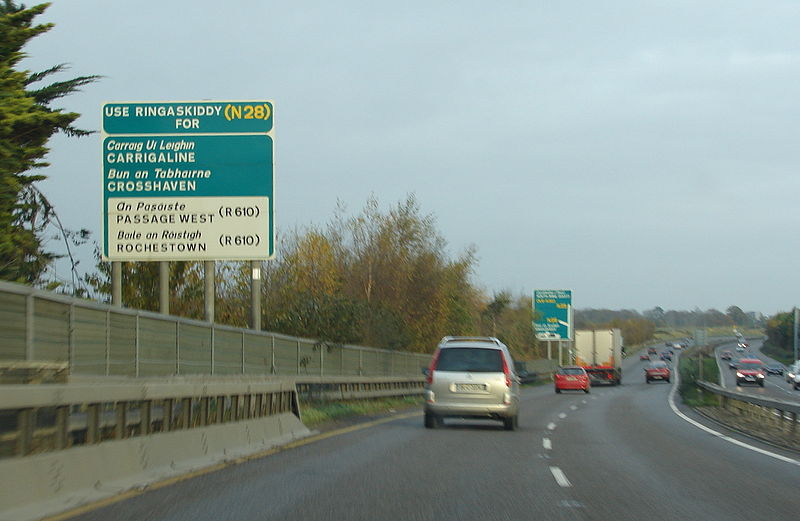 File:N25 Cork South Ring approaching N28 exit - Coppermine - 16196.JPG