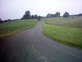 B1117 Road near Heveningham Hall - Geograph - 240789.jpg