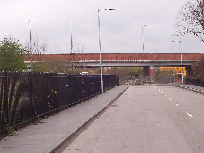 File:Bridge carrying the A518 - Coppermine - 5876.jpg