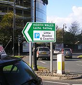 Sign on Grosvenor roundabout in Chester - Coppermine - 21695.jpg