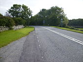 The A755 road near Barharrow - Geograph - 571455.jpg