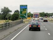 Westbound A14 Approaching Junction 22 - Geograph - 3876041.jpg