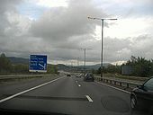 Approaching J43 at Llandarcy, for the A465 Heads of the Valleys Road. - Coppermine - 7374.JPG