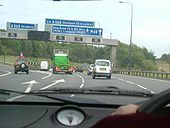 M60 at J25, this used to be 2 lanes and NSL - it's now 3 lanes but 50mph due to the narrow lanes. - Coppermine - 1436.jpg