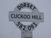 Yetminster- detail of Cuckoo Hill finger-post - Geograph - 3302788.jpg