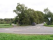 Footpath 2360 from junction of B2139 and B2133 - Geograph - 387781.jpg