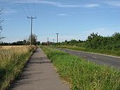 The Road to Howden Station - Geograph - 202864.jpg