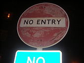 No entry Vauxhall - Coppermine - 22474.JPG