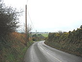 A bend on the B4417 Pistyll to Nefyn road - Geograph - 713203.jpg