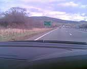 Bilingual sign on the A55 - Coppermine - 16662.jpg