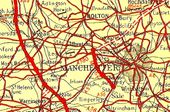 Manchester area from Johnston's Handy Road Atlas of GB and NI 1964 - Coppermine - 23648.jpg