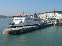 P&O ferry at Eastern Dock, Dover - Geograph - 587641.jpg