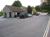 Baslow - Bus Stop off the A619 - Geograph - 803730.jpg
