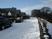 Old A5 at Tyddyn Iolyn, Half way Bridge - Geograph - 720753.jpg