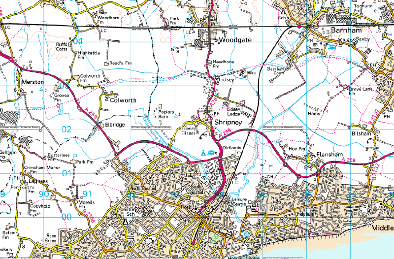 File:Proposed A259 Bognor Relief Road - Coppermine - 19614.png