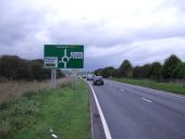 A585 approaching Norcross Roundabout - Geograph - 3977920.jpg