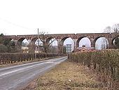 Hurstbourne Priors Viaduct, Hants - Geograph - 1769588.jpg