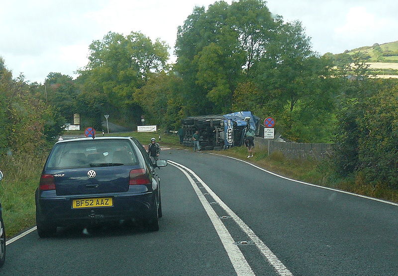 File:A40 Crash - Sunday 4th October 2009 - Coppermine - 23296.jpg