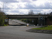 A3290 at Thames Valley Park, Reading - Geograph - 1224499.jpg
