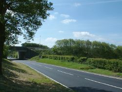 M25 crossing Cattlegate Road - Geograph - 9971.jpg