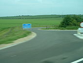 M11 private junction near Little Chesterford, Essex - Coppermine - 15514.jpg