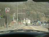 Mast arm signal on the A82 at Dumbarton. - Coppermine - 4435.JPG