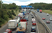 Queue on M42 approaching J3a - Coppermine - 13534.jpg